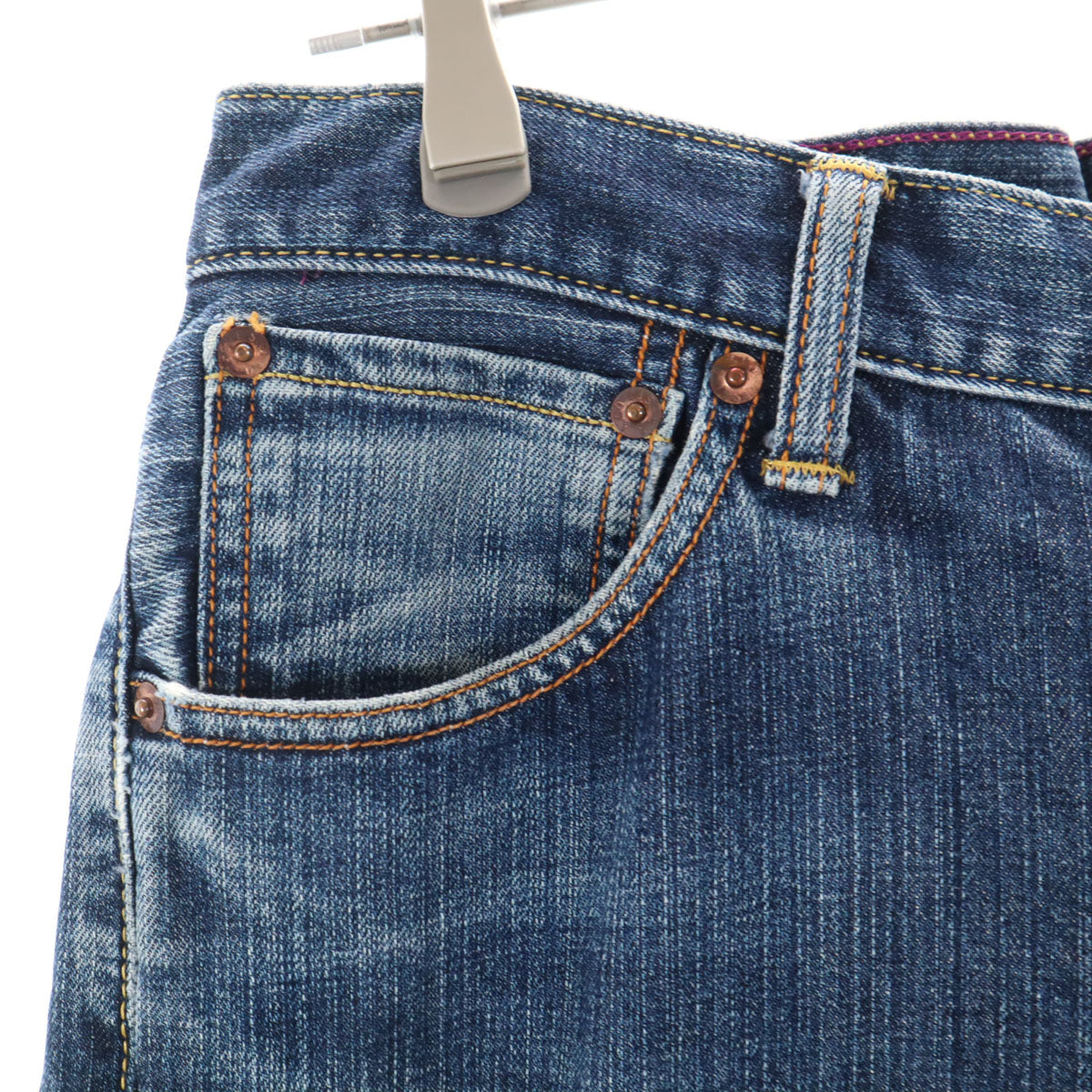 Levi's リーバイス パープルパッケージ ストレートデニムパンツ w30 ブルー系 メンズ