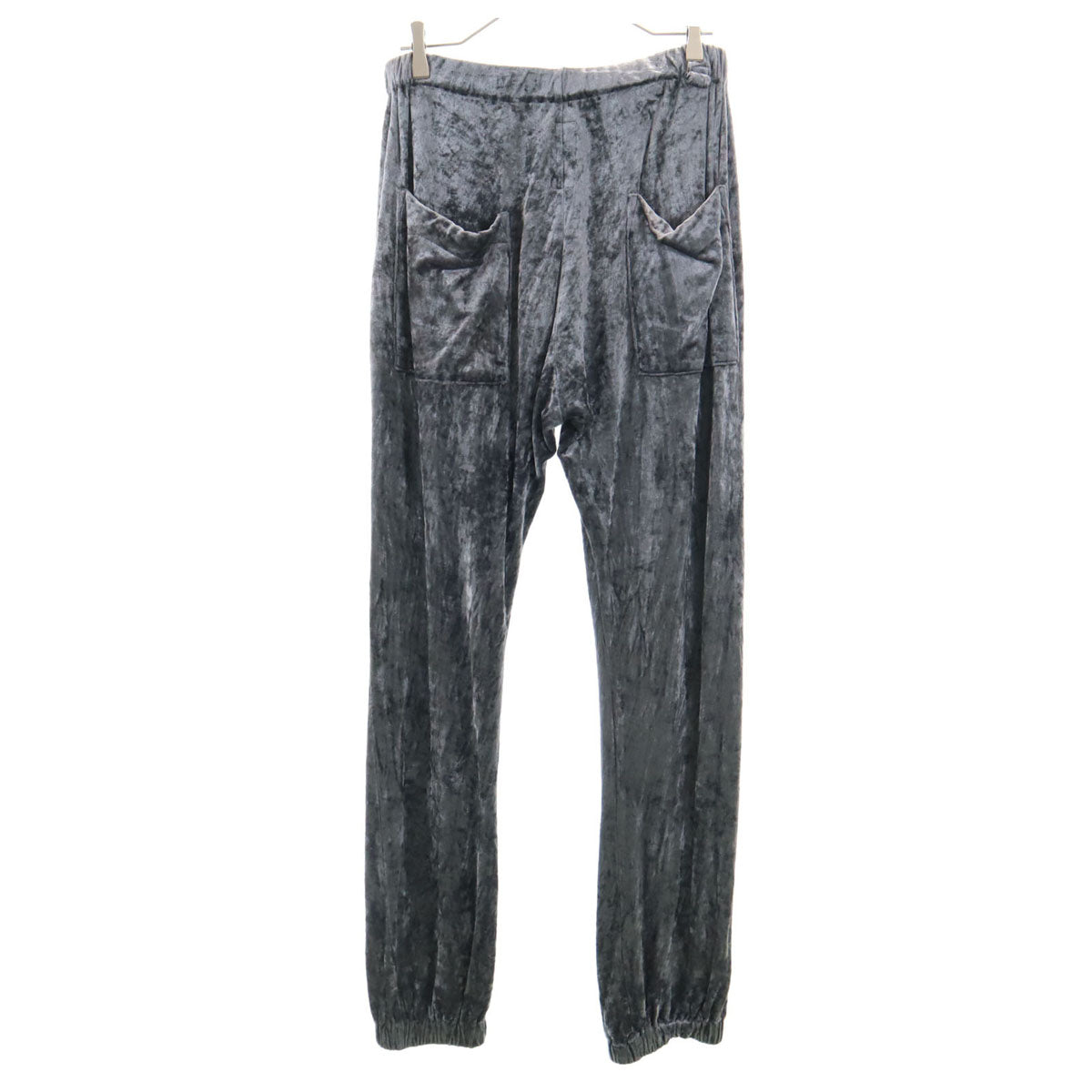 NOZOMI ISHIGURO ノゾミイシグロ 日本製 ベロア調 パンツ F グレー メンズ