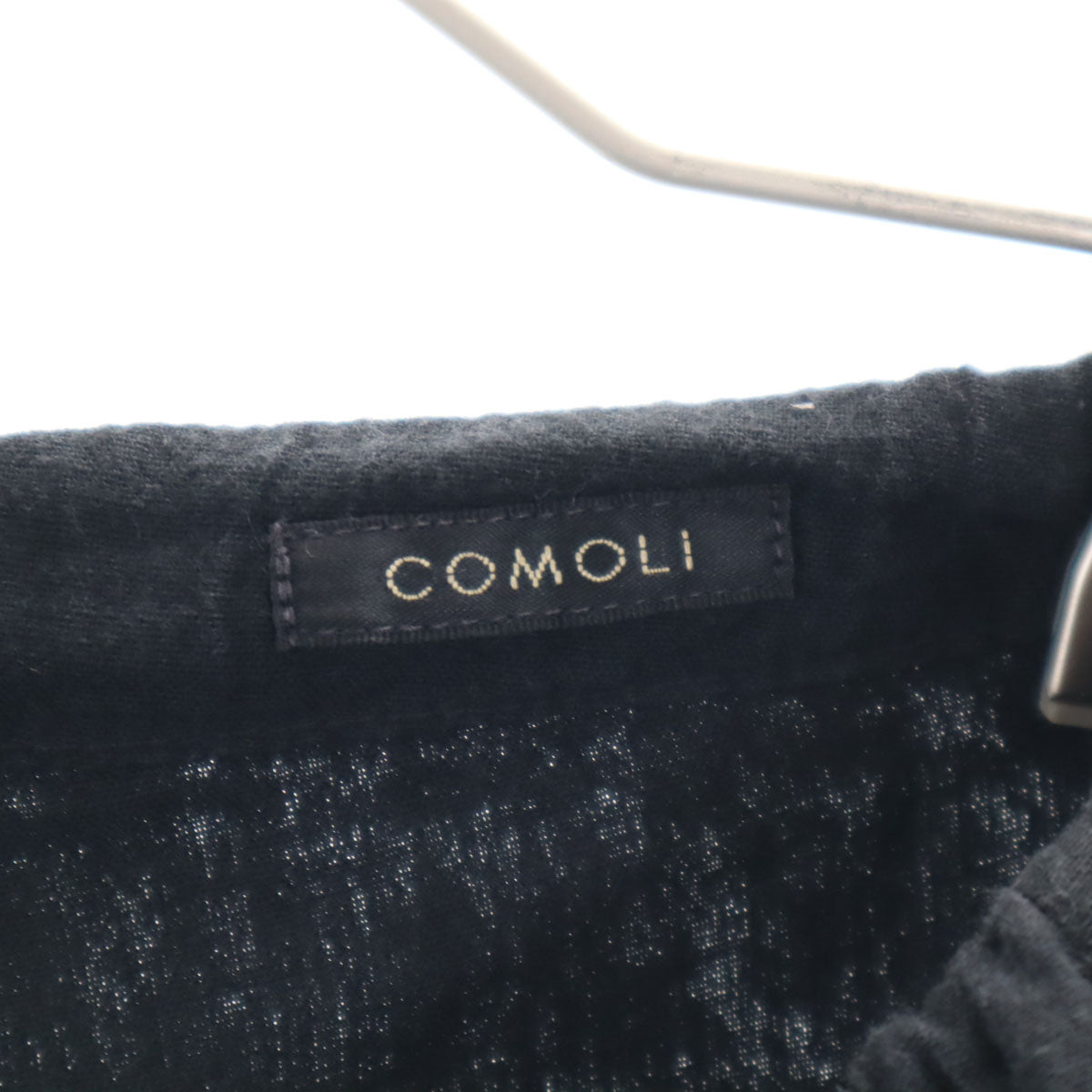 COMOLI コモリ 日本製 ベタシャン テーパードパンツ 1 黒 メンズ