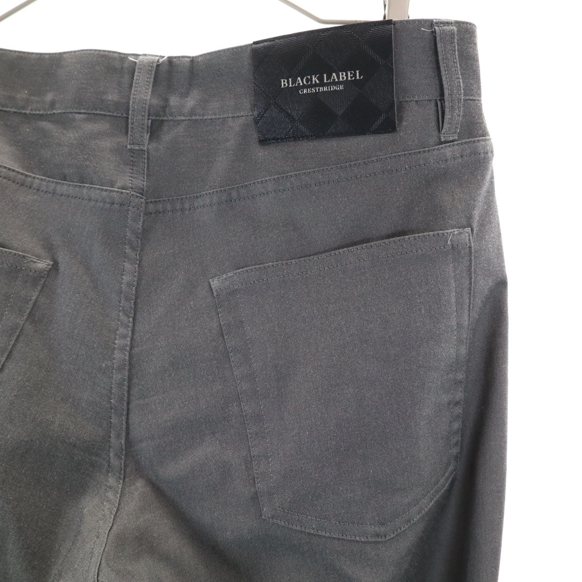 BLACK LABEL CRESTBRIDGE ブラックレーベルクレストブリッジ パンツ M グレー 三陽商会 ストレッチ メンズ