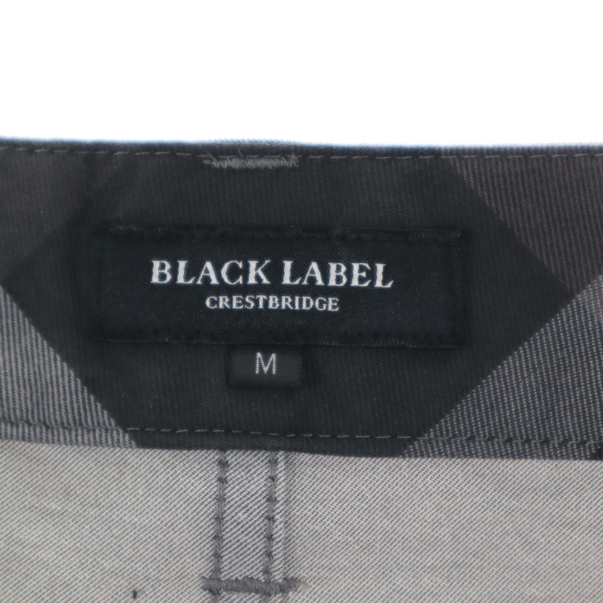 BLACK LABEL CRESTBRIDGE ブラックレーベルクレストブリッジ パンツ M グレー 三陽商会 ストレッチ メンズ