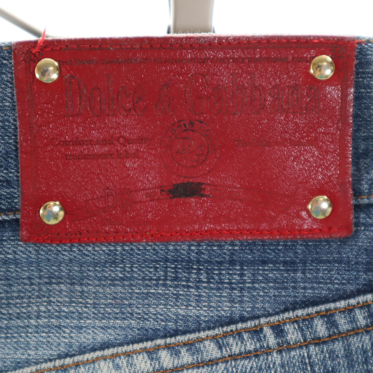 DOLCE&GABBANA ドルチェアンドガッバーナ イタリア製 デニムパンツ 48 ジーンズ ボタンフライ メンズ