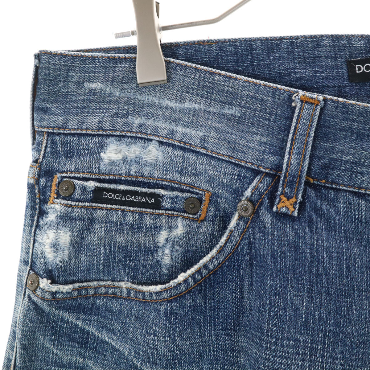 DOLCE&GABBANA ドルチェアンドガッバーナ イタリア製 デニムパンツ 48 ジーンズ ボタンフライ メンズ
