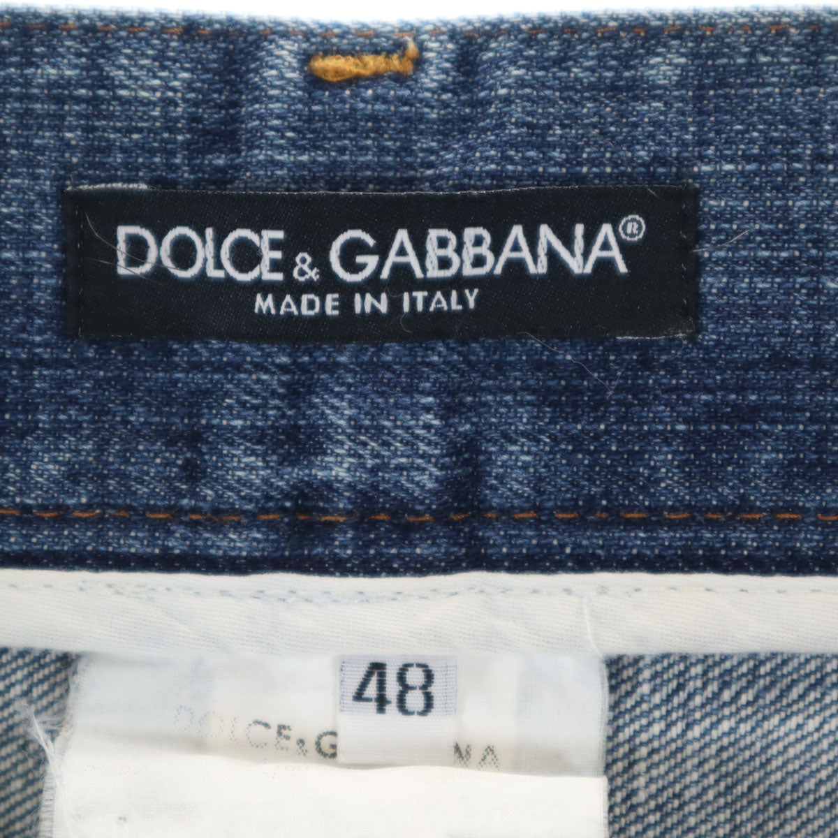 DOLCE&GABBANA ドルチェアンドガッバーナ イタリア製 デニムパンツ 48 ジーンズ ボタンフライ メンズ