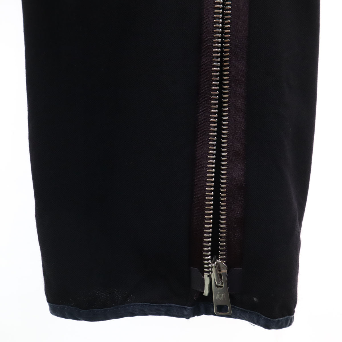 Paul Smith ポールスミス 日本製 スラックスパンツ M ブラック 裾ジップ メンズ