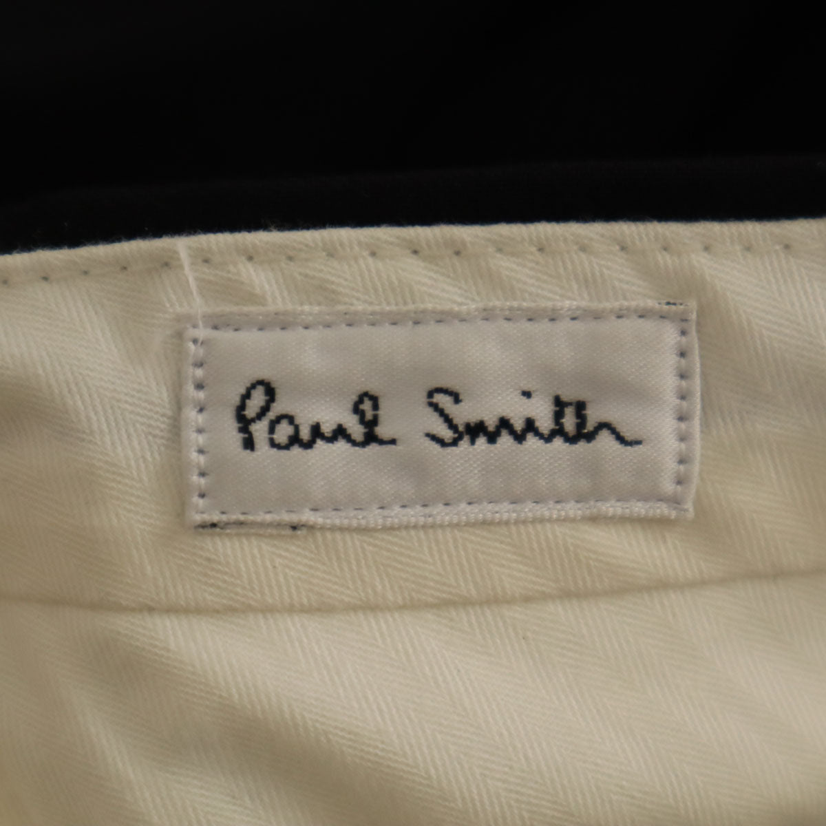 Paul Smith ポールスミス 日本製 スラックスパンツ M ブラック 裾ジップ メンズ