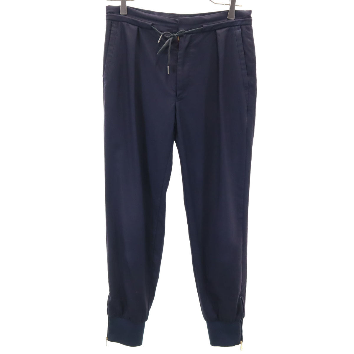 Paul Smith ポールスミス イージー ジョガーパンツ S ネイビー 裾ジップ メンズ