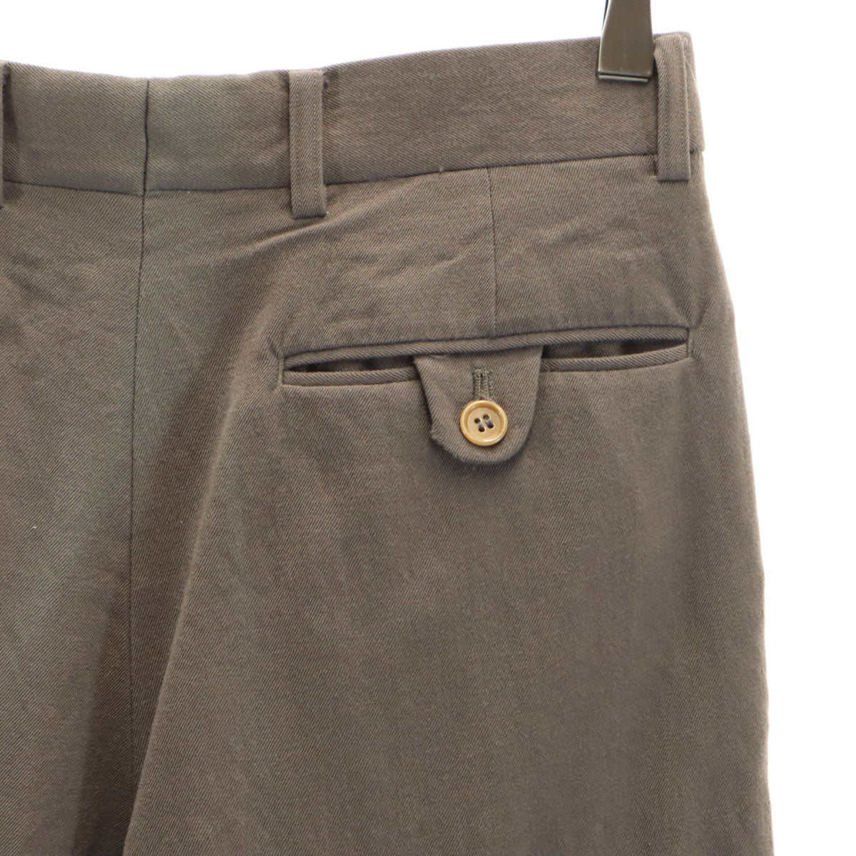 Emporio Armani エンポリオアルマーニ 日本製 ロングパンツ 44 ブラウン レディース