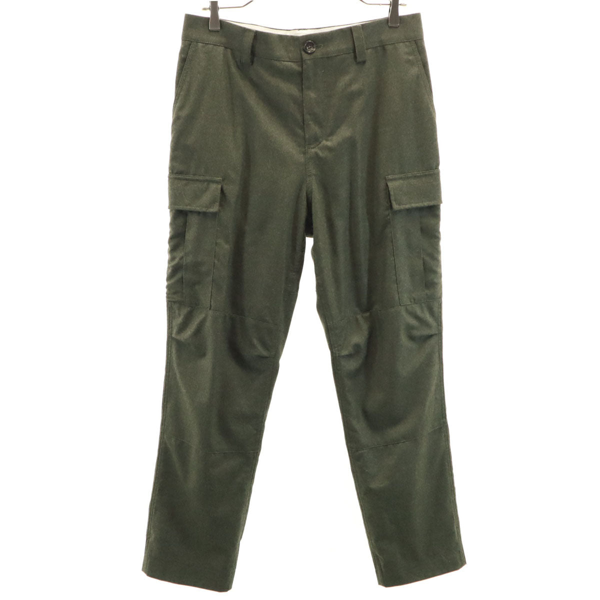 Brunello Cucinelli ブルネロクチネリ イタリア製 SMOOTH FIT カーゴパンツ 46 オリーブ系 メンズ
