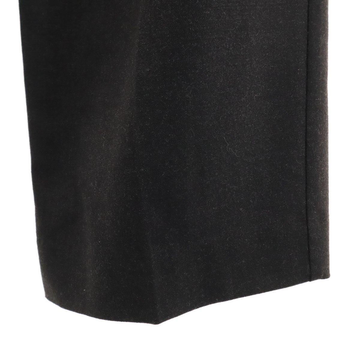 S Max Mara エスマックスマーラ タック ワイドパンツ 40 チャコールグレー レディース