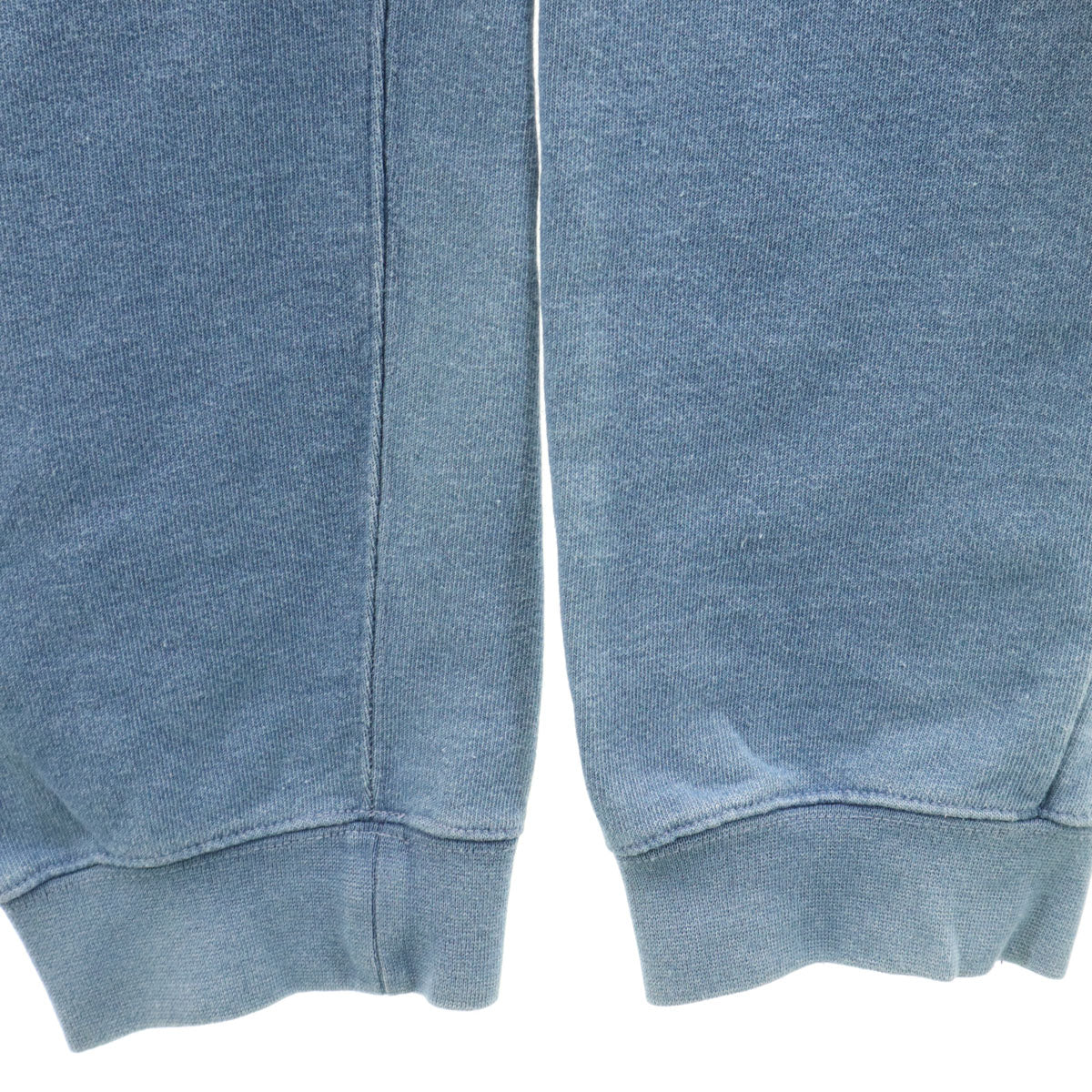 A BATHING APE PIRATE STORE アベイシングエイプ パイレーツストア インディゴ染め スウェットパンツ L 水色 メンズ