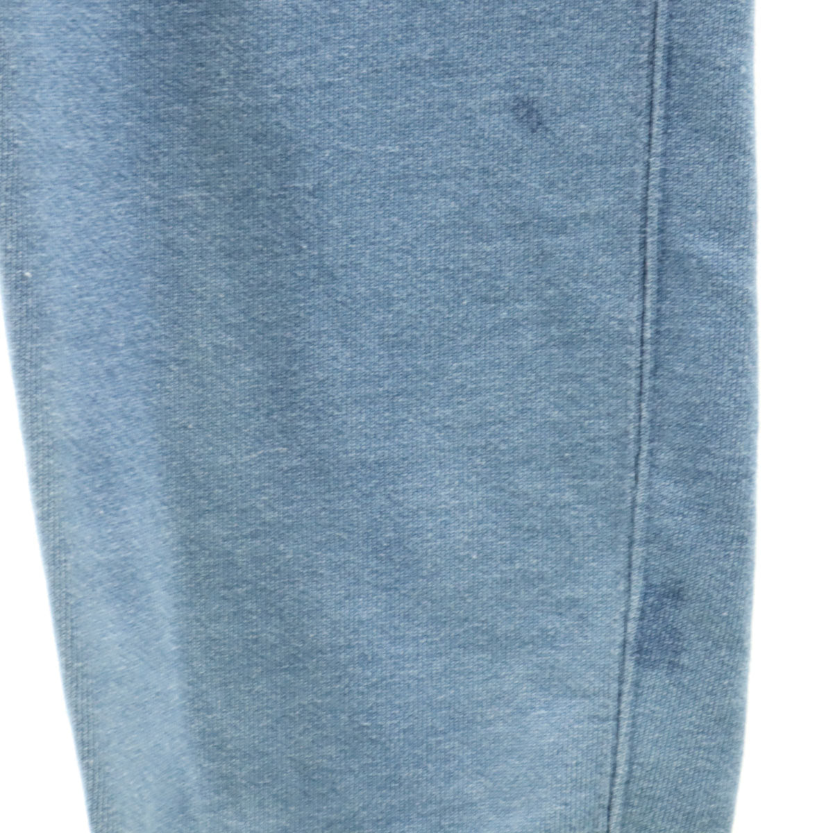 A BATHING APE PIRATE STORE アベイシングエイプ パイレーツストア インディゴ染め スウェットパンツ L 水色 メンズ