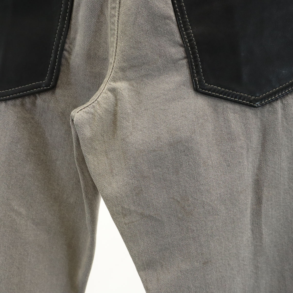 MARC JACOBS マークジェイコブス 未使用 イタリア製 デニムパンツ 48 グレー タグ付き ジーンズ レディース