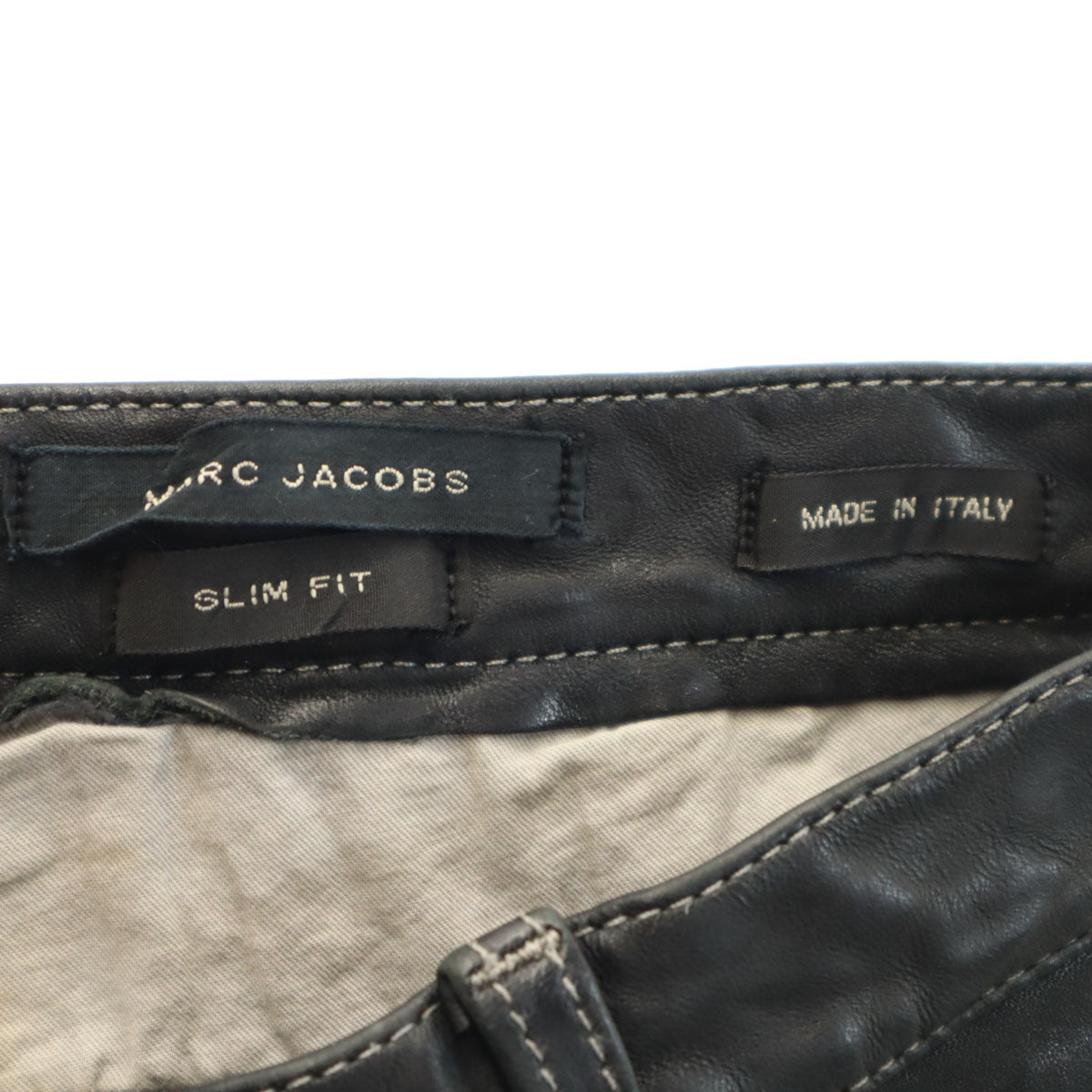 MARC JACOBS マークジェイコブス 未使用 イタリア製 デニムパンツ 48 グレー タグ付き ジーンズ レディース