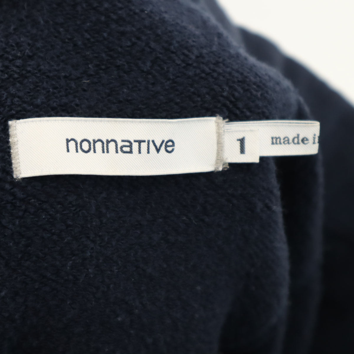 nonnative ノンネイティブ 日本製 スウェットパンツ 1 ネイビー メンズ