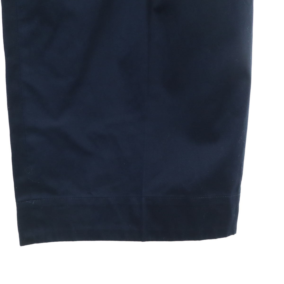 Drawer ドゥロワー 日本製 バックギャザー タック パンツ 38 ネイビー レディース