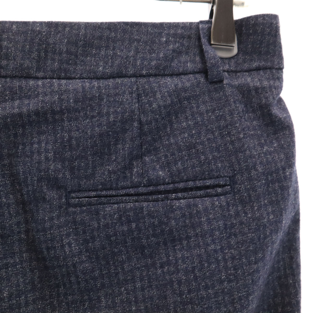 FABIANA FILIPPI ファビアナフィリッピ イタリア製 チェック柄 ウールパンツ S ネイビー系 レディース