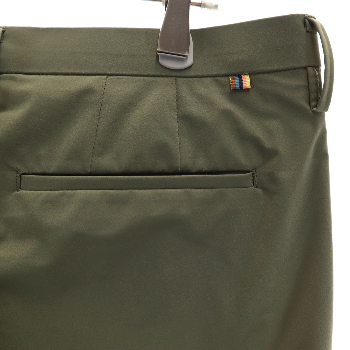 Paul Smith ポールスミス スラックスパンツ L オリーブ スリム メンズ