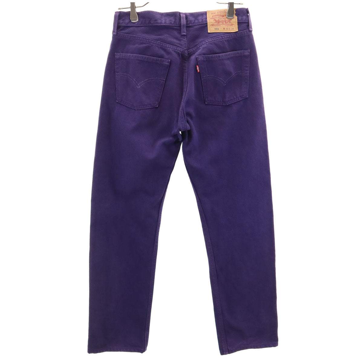 Levi's リーバイス 90s 米国製 501 オールド ストレート カラー デニムパンツ w30 パープル ボタンフライ ジーンズ メンズ