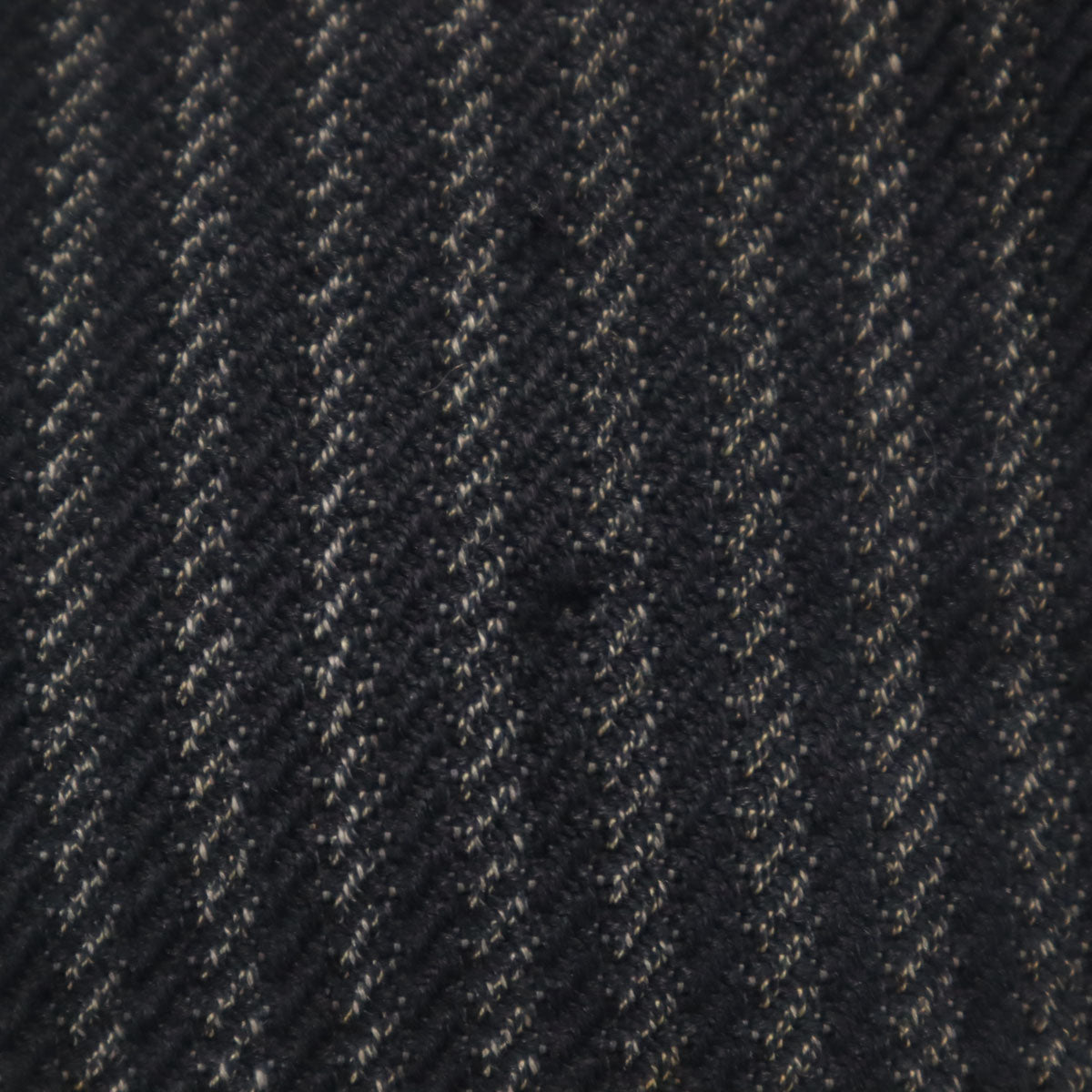 50s ヴィンテージ 針シンチ ストライプ柄 スラックスパンツ ネイビー系 ボタンフライ メンズ