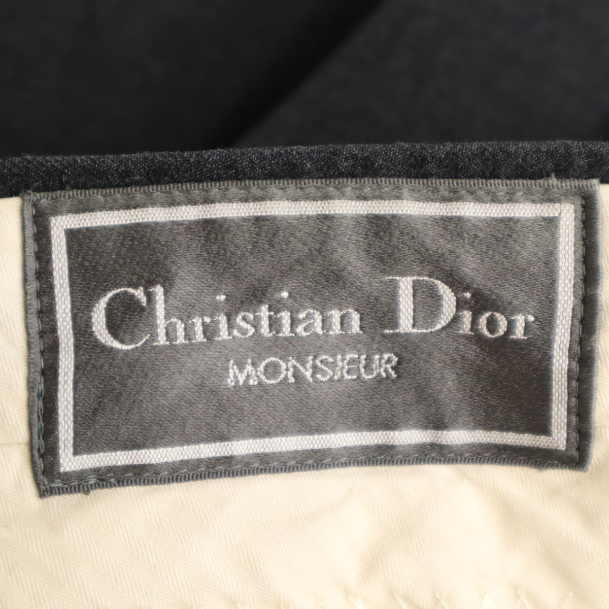 Christian Dior MONSIEUR クリスチャンディオール ムッシュ 90s ウール オールド スラックスパンツ 89 グレー メンズ