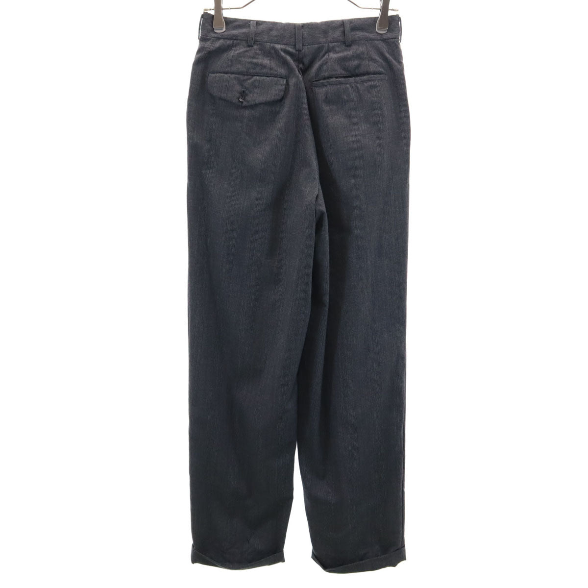 COMME des GARCONS HOMME コムデギャルソンオム 80s 1989年 日本製 ウール オールド チェック柄 スラックスパンツ S グレー メンズ