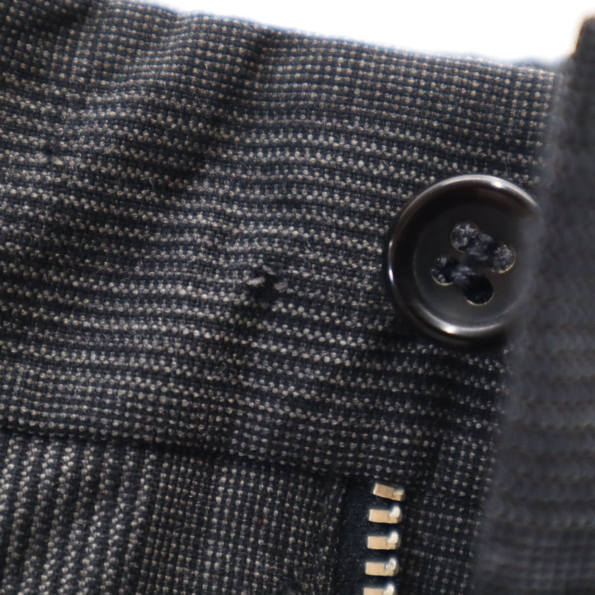 COMME des GARCONS HOMME コムデギャルソンオム 80s 1989年 日本製 ウール オールド チェック柄 スラックスパンツ S グレー メンズ