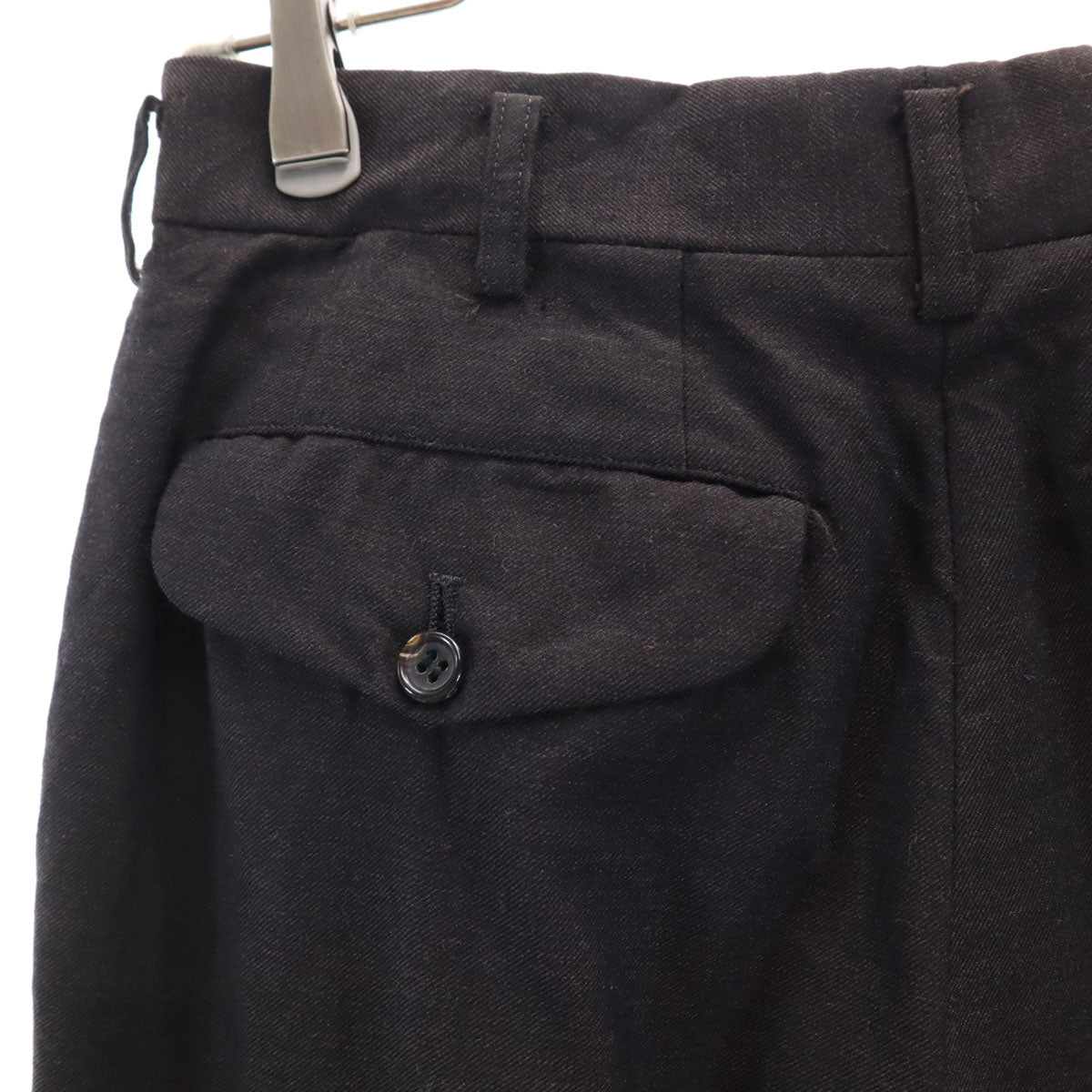 COMME des GARCONS HOMME コムデギャルソンオム 90s 1990年 日本製 ウール オールド スラックスパンツ S ブラウン メンズ