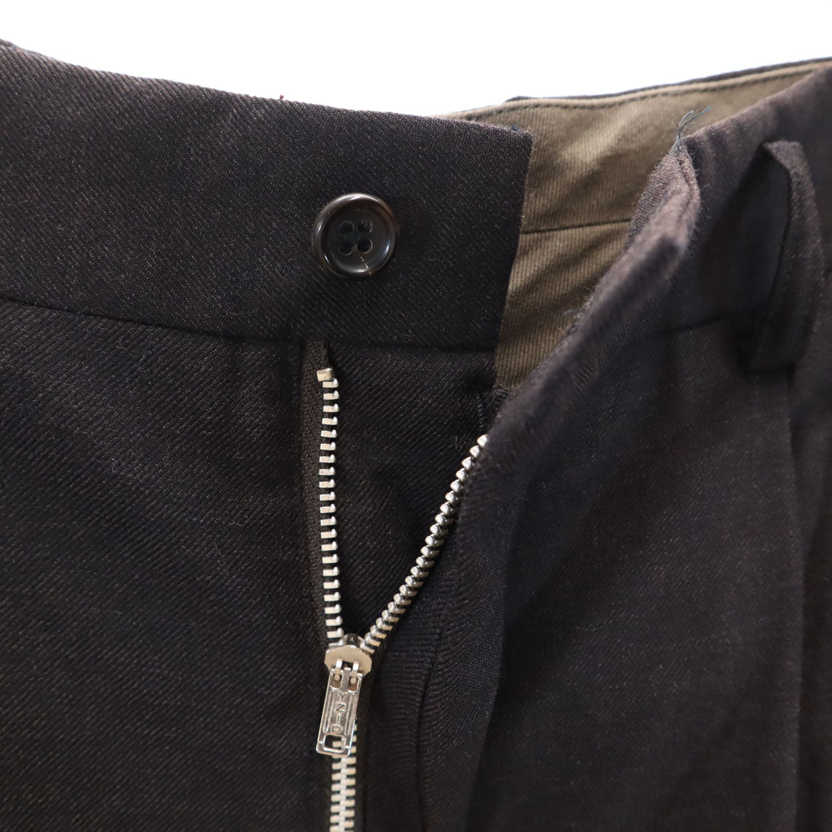 COMME des GARCONS HOMME コムデギャルソンオム 90s 1990年 日本製 ウール オールド スラックスパンツ S ブラウン メンズ