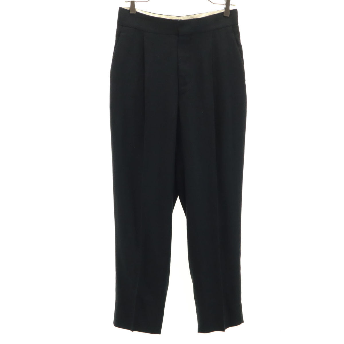 CHAOS GENTLEMAN LADY カオスジェントルマンレディ 日本製 スラックスパンツ 38 ブラック レディース