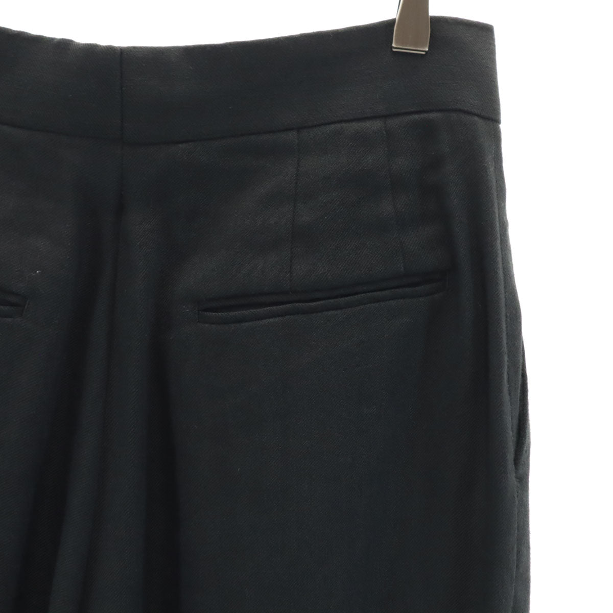 CHAOS GENTLEMAN LADY カオスジェントルマンレディ 日本製 スラックスパンツ 38 ブラック レディース