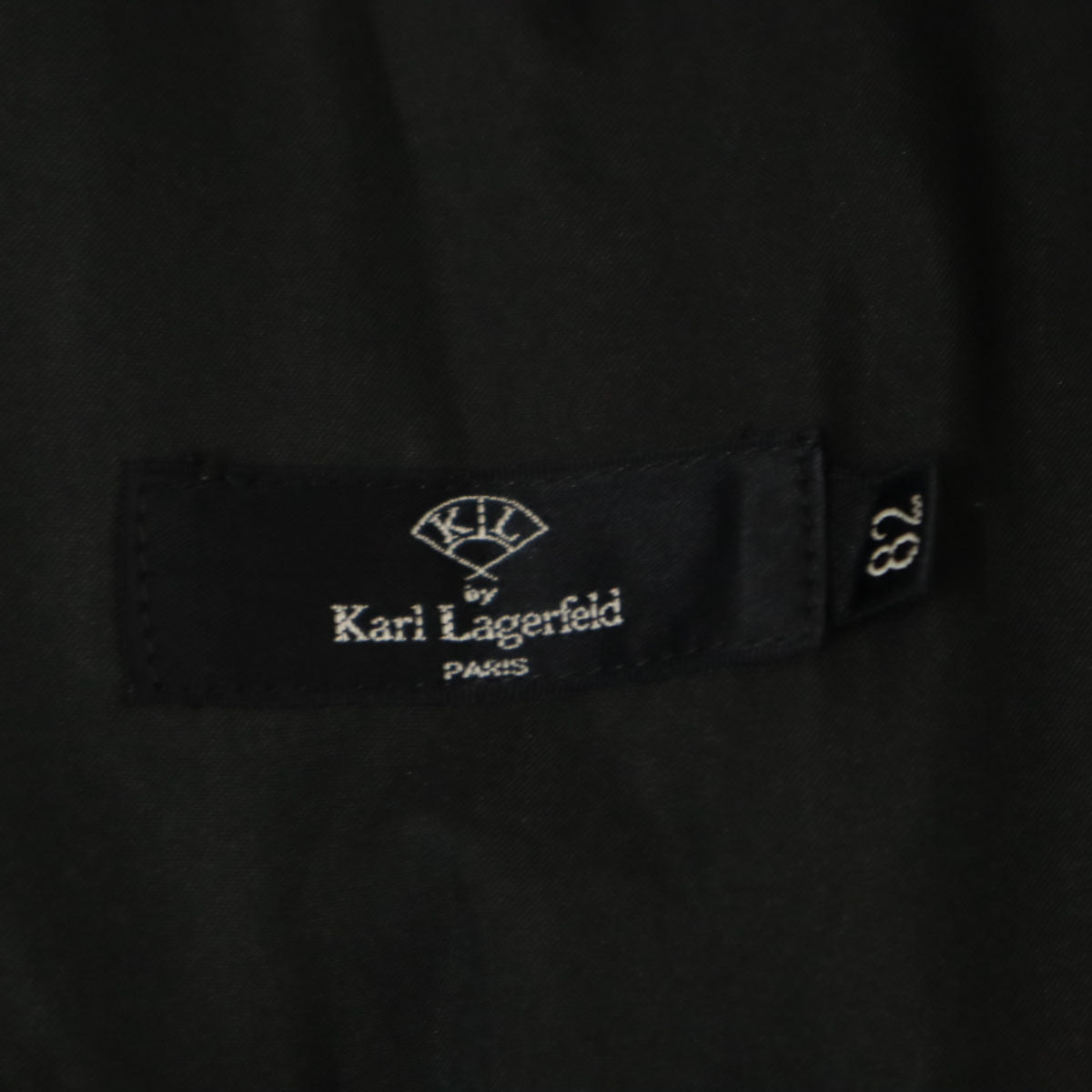 KARL LAGERFELD カールラガーフェルド ウール100% 千鳥格子 スラックスパンツ 82 ブラウン メンズ