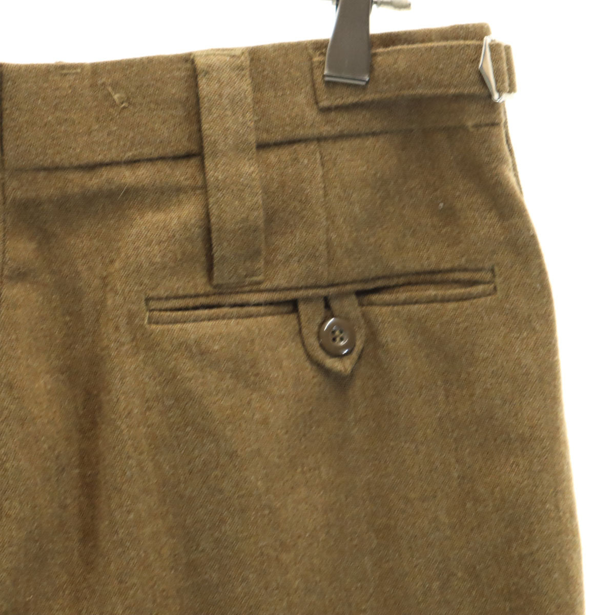 イギリス陸軍 ALL RANKS No.2 DRESS ウール トラウザーズ オフィサー パンツ 72/88/104 ブラウン メンズ