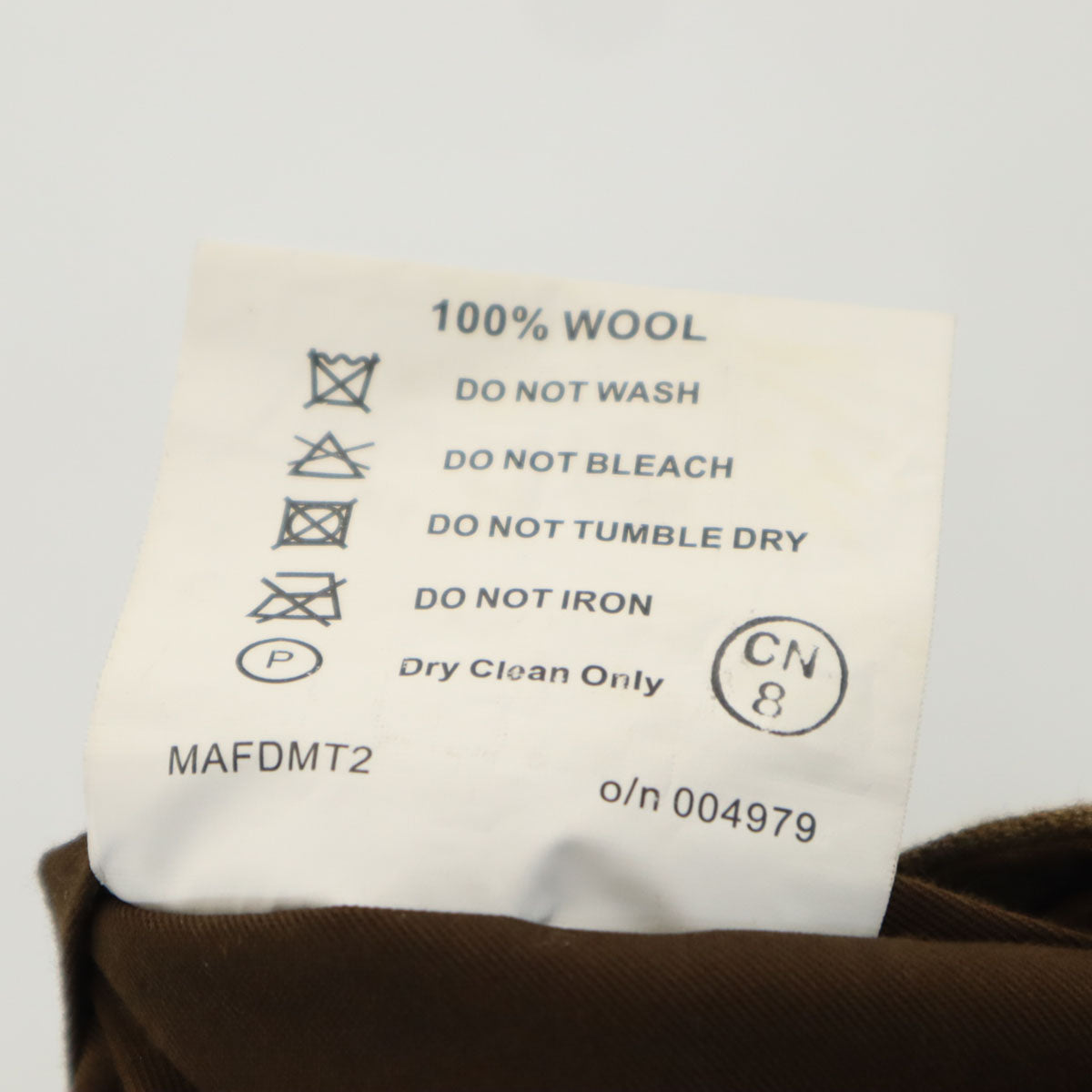 イギリス陸軍 ALL RANKS No.2 DRESS ウール トラウザーズ オフィサー パンツ 72/88/104 ブラウン メンズ