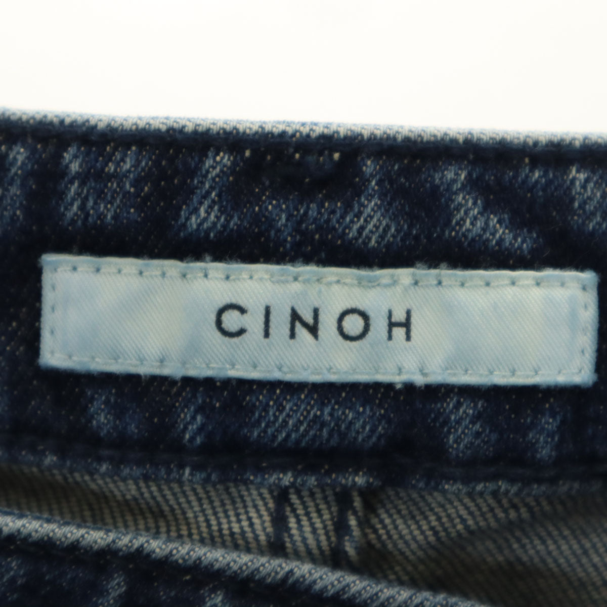 未使用 CINOH チノ 日本製 スキニーデニムパンツ W28 ブルー ジーンズ レディース