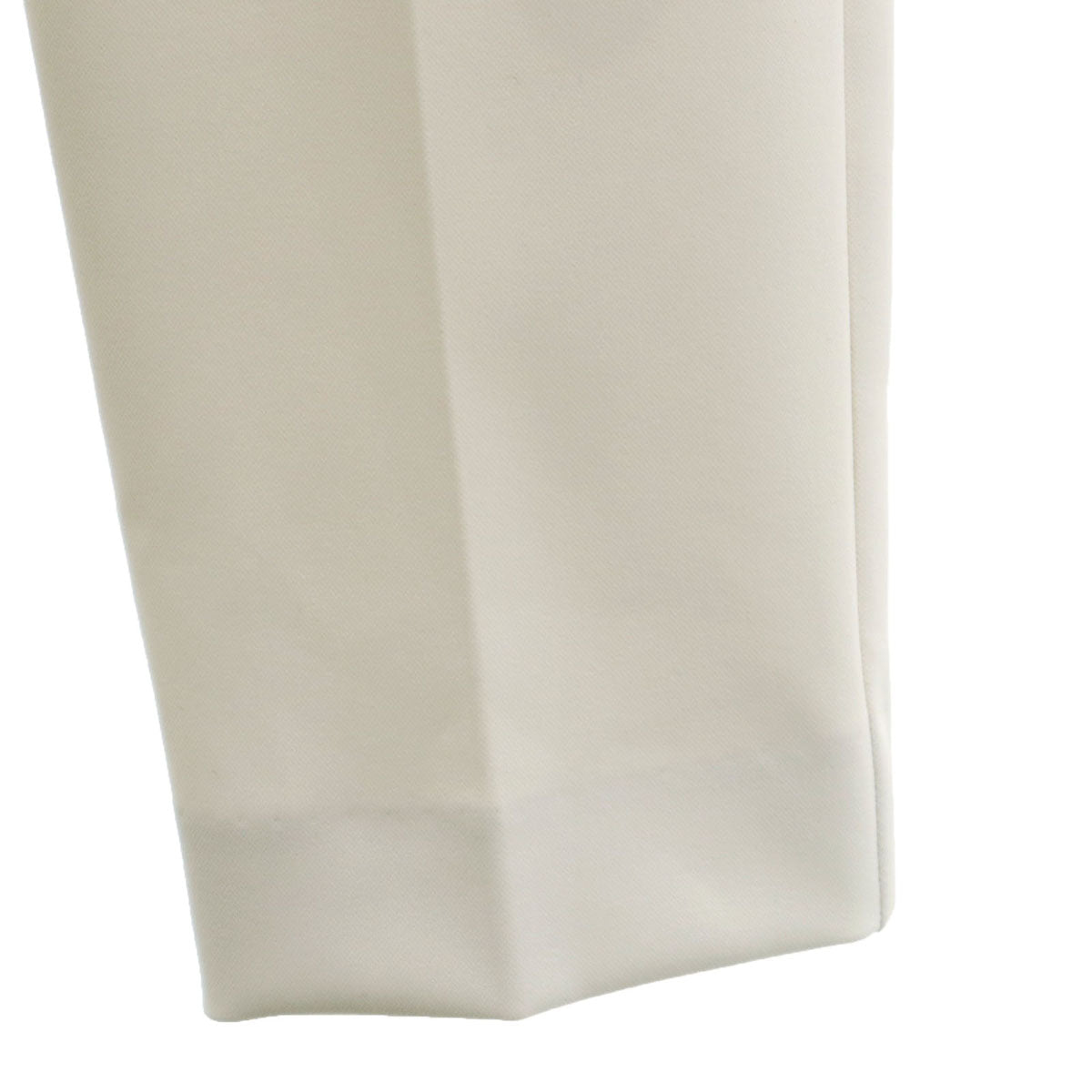 未使用 DESIGNWORKS デザインワークス 日本製 ダブルクロス パンツ 40 アイボリー レディース