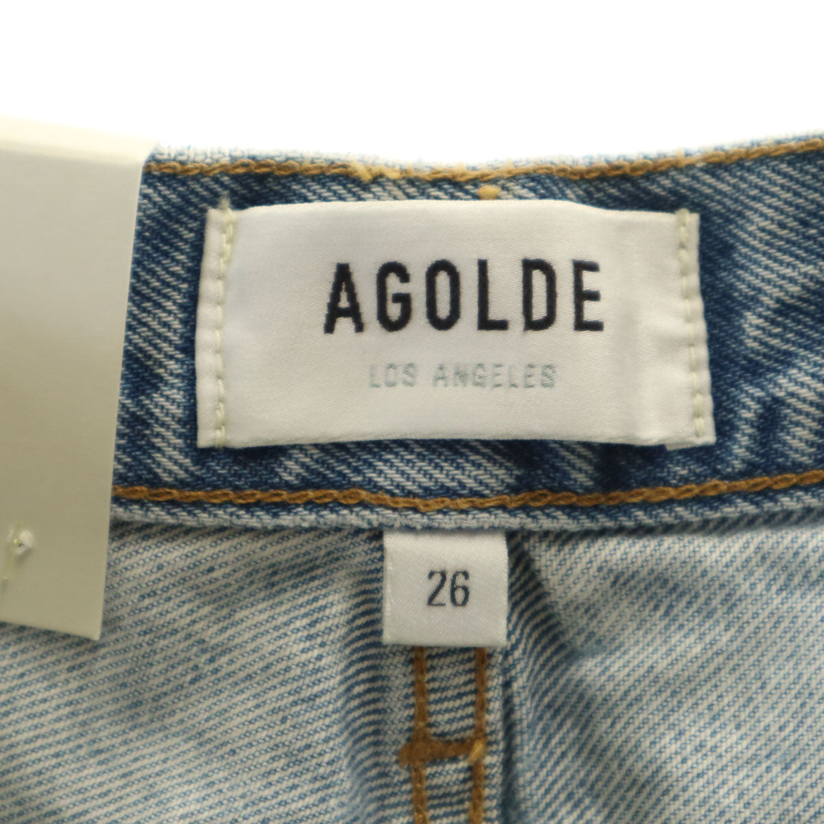 未使用 AGOLDE エーゴールドイー RELAXED BOOT デニムパンツ W26 ブルー ジーンズ レディース