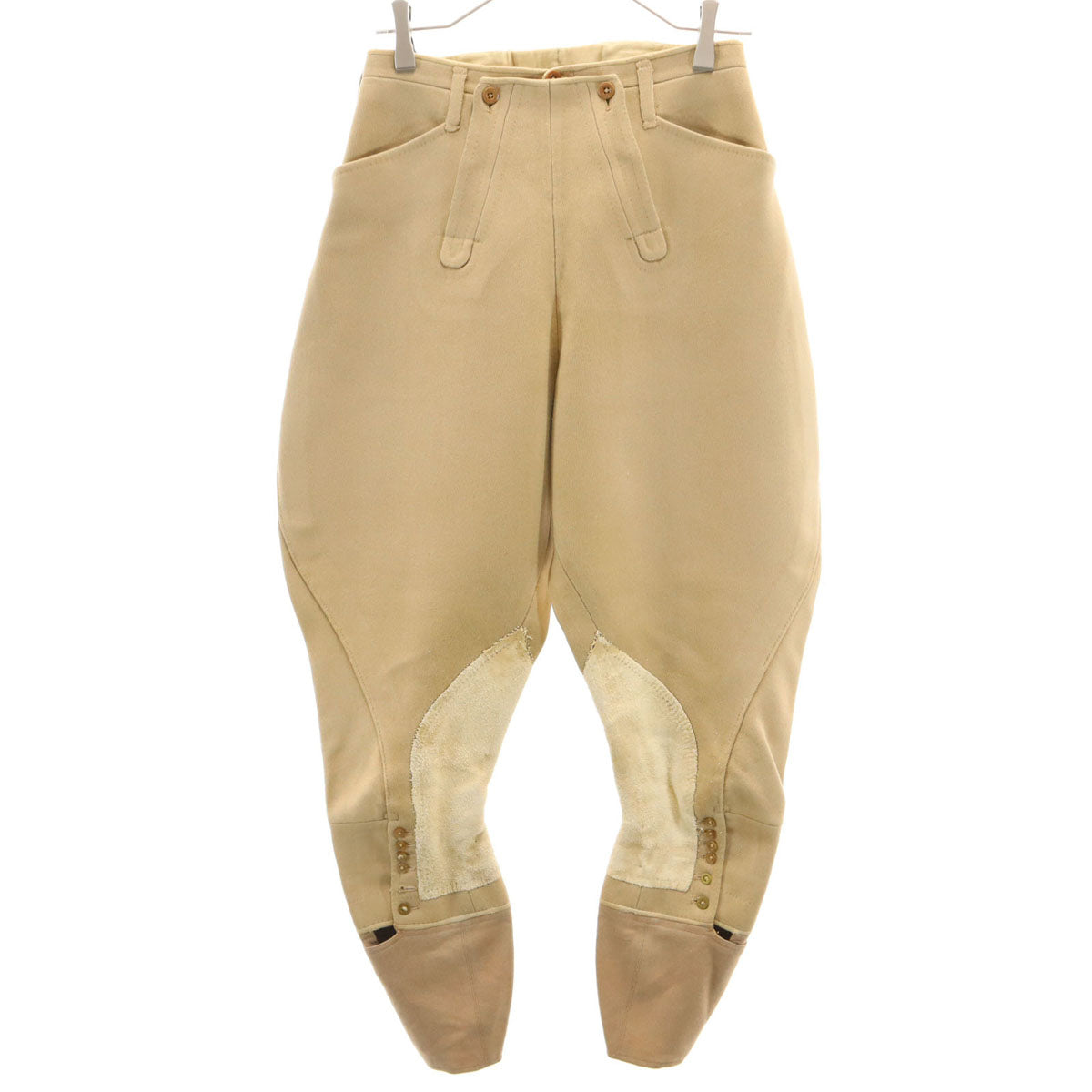 H.HUNTSMAN&SONS ハンツマンアンドサンズ 60s イングランド製 ヴィンテージ ジョッパーズパンツ S ベージュ ブリーチーズ レディース