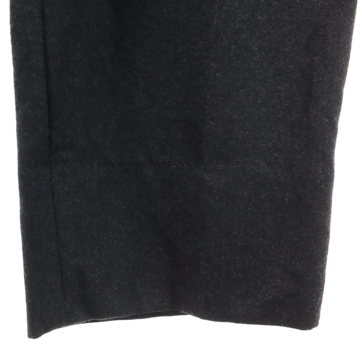 YVES SAINT LAURENT イヴサンローラン 90s 日本製 ウールブレンド オールド スラックスパンツ 85 ブラック ツータック メンズ