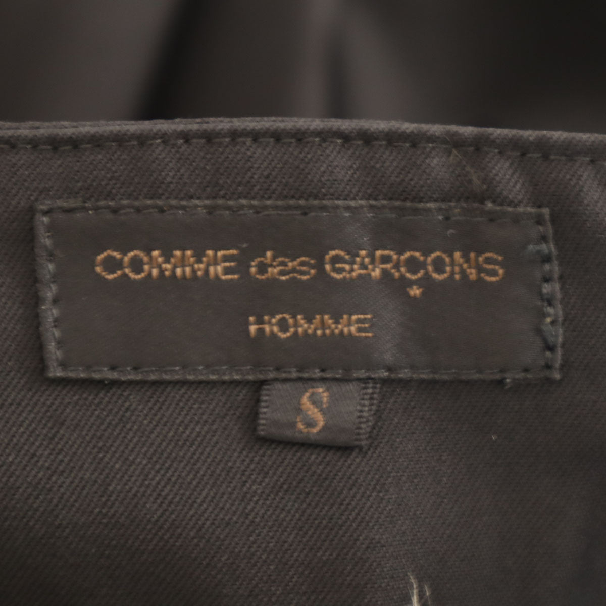COMME des GARCONS HOMME コムデギャルソンオム 90s 1991年 日本製 オールド ウールパンツ S ブラック メンズ