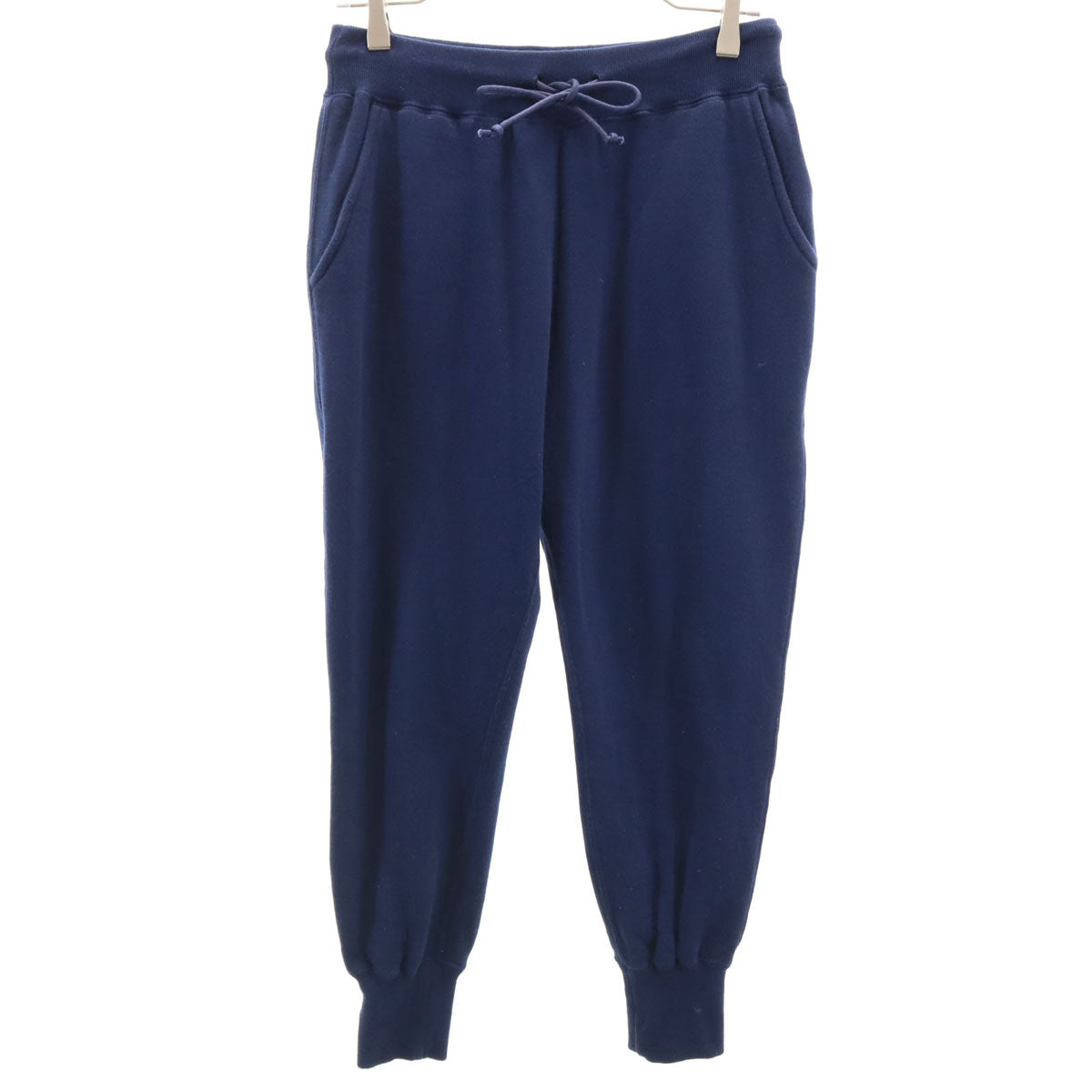 sacai luck サカイラック 日本製 クロップド スウェットパンツ 2 ネイビー 裏起毛 レディース