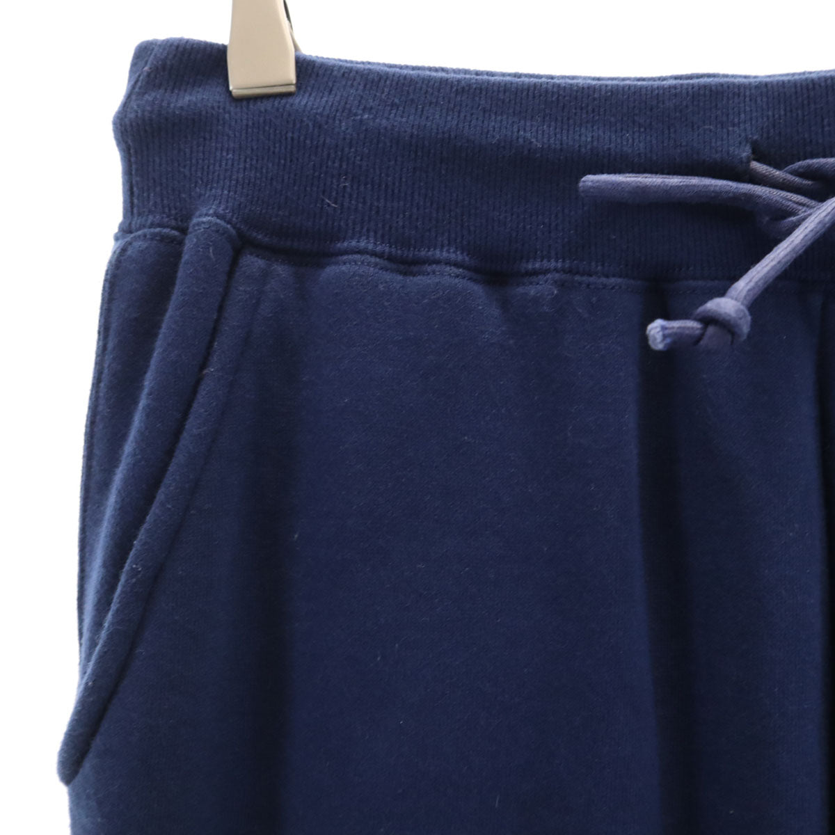 sacai luck サカイラック 日本製 クロップド スウェットパンツ 2 ネイビー 裏起毛 レディース