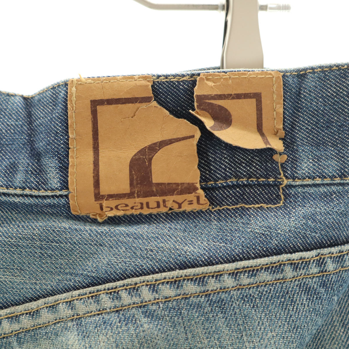 beauty:beast ビューティービースト 日本製 デニムパンツ 3 ブルー ジーンズ レディース