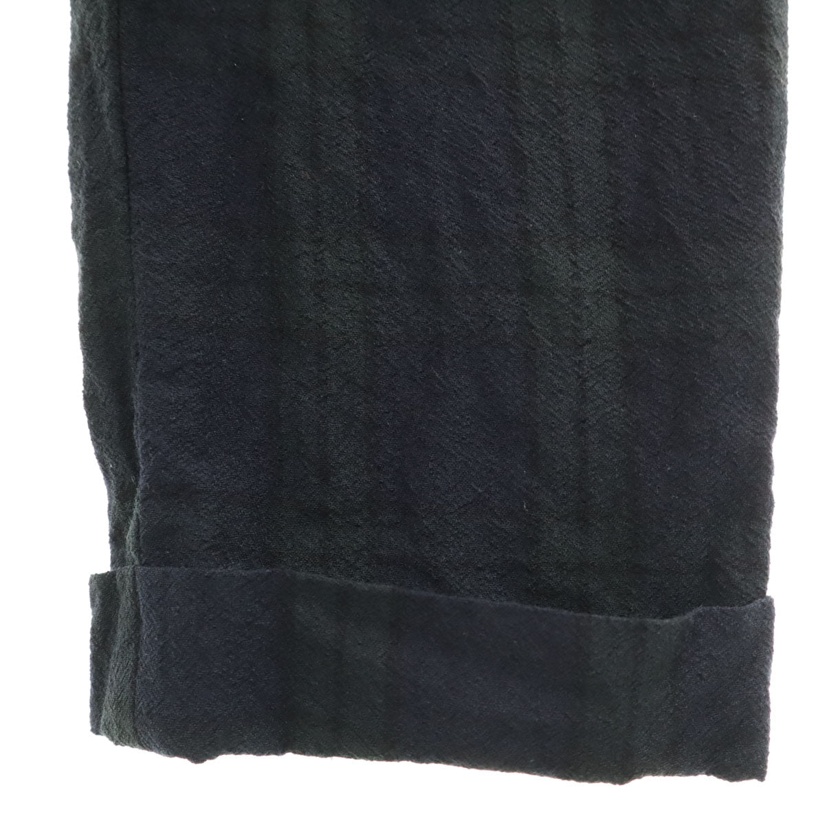 MACKINTOSH PHILOSOPHY マッキントッシュフィロソフィー ブラックウォッチ チェック柄 テーパードパンツ 36 ネイビー メンズ