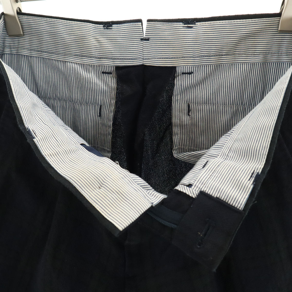 MACKINTOSH PHILOSOPHY マッキントッシュフィロソフィー ブラックウォッチ チェック柄 テーパードパンツ 36 ネイビー メンズ