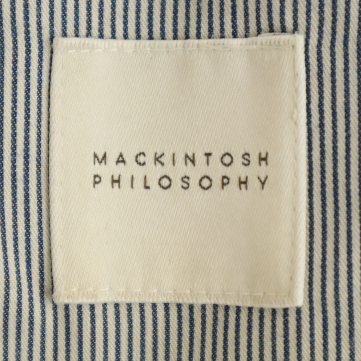 MACKINTOSH PHILOSOPHY マッキントッシュフィロソフィー ブラックウォッチ チェック柄 テーパードパンツ 36 ネイビー メンズ