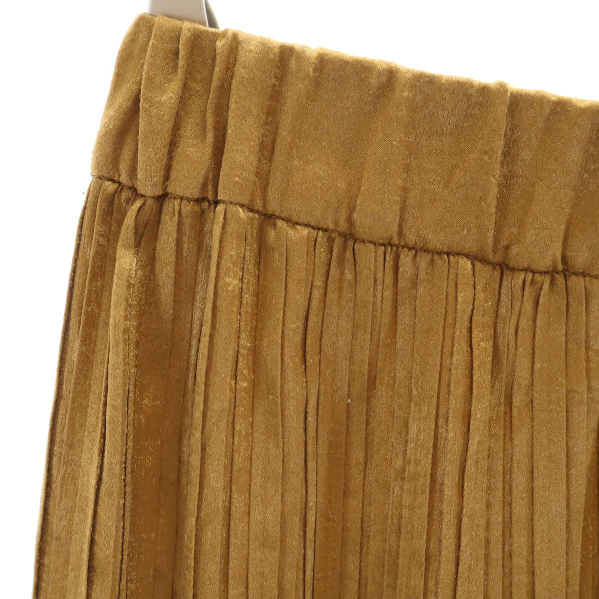 未使用 Diagram ダイアグラム プリーツ フレアパンツ 2 キャメル レディース