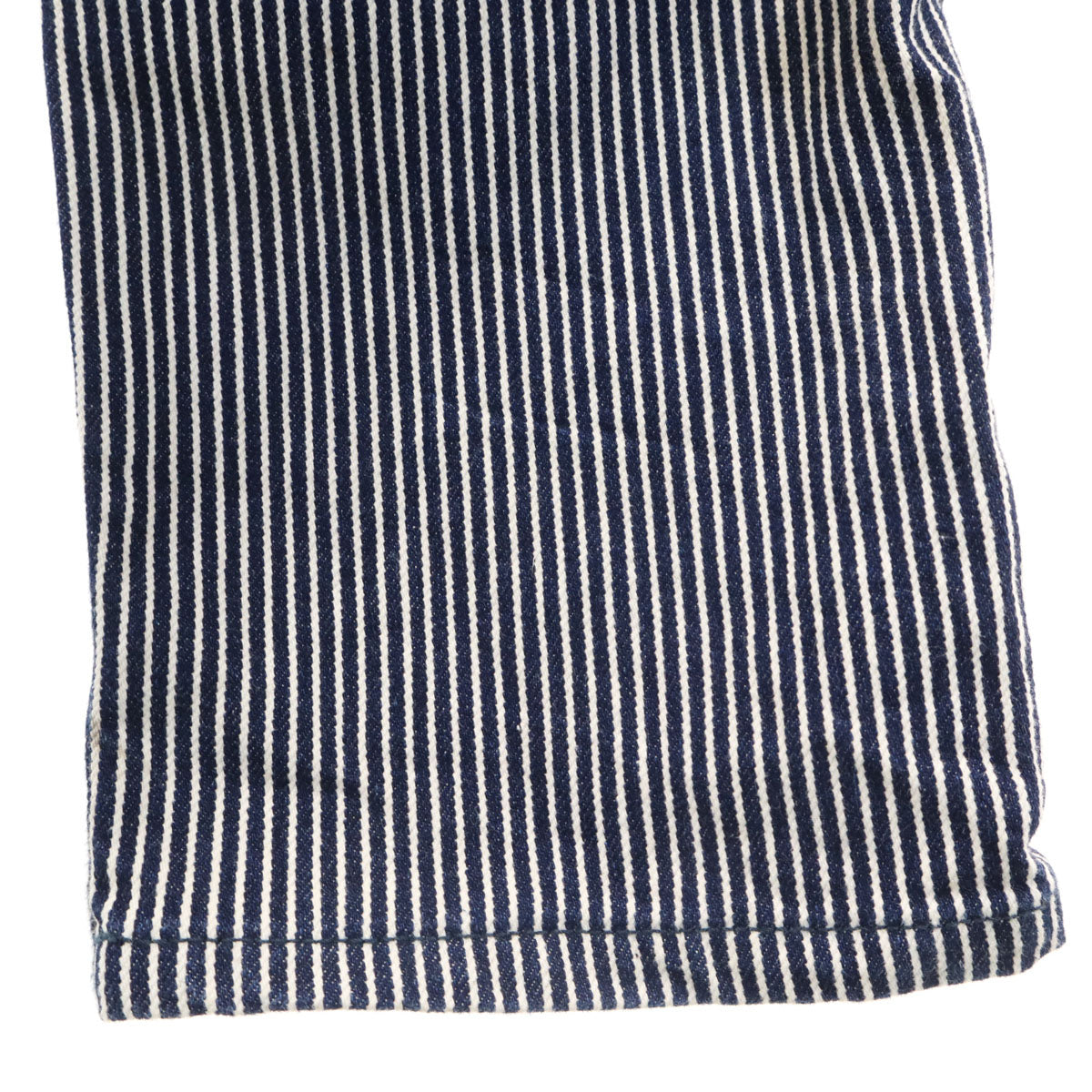 美品 NATAL DESIGN ネイタルデザイン 日本製 ヒッコリー デニムサルエルパンツ W30 ネイビー系 ジーパン メンズ