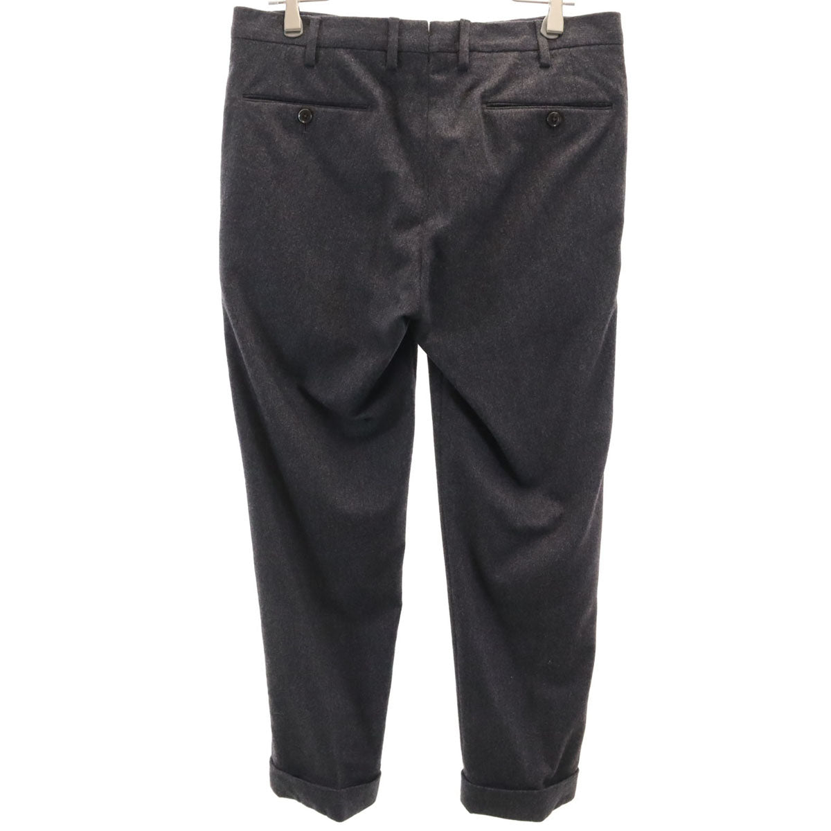 PT01 ピーティーゼロウーノ ウールブレンド スラックスパンツ 48 グレー メンズ