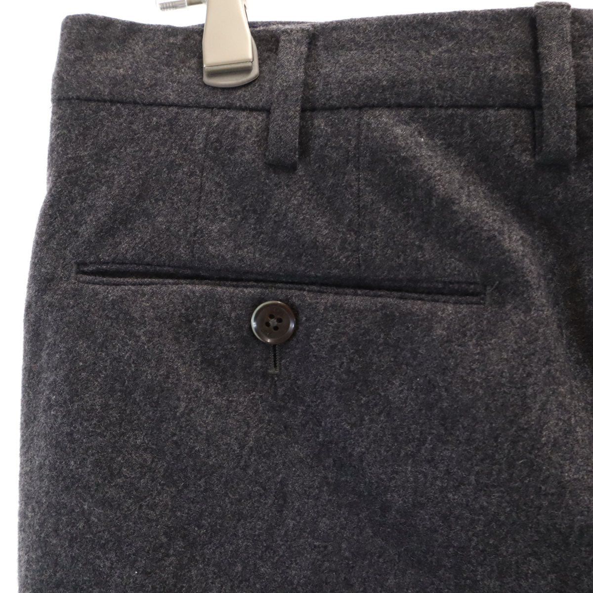 PT01 ピーティーゼロウーノ ウールブレンド スラックスパンツ 48 グレー メンズ